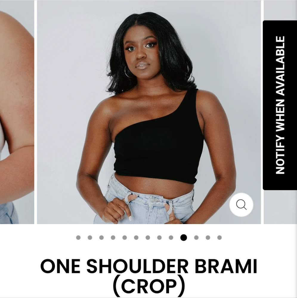 The Klassy Network One Shoulder Mint Brami Top